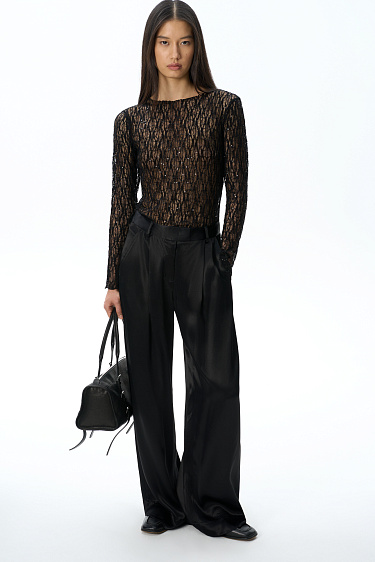 Satin trousers - BRUSNIKA Women Clothes