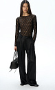 Lace longsleeve with sequins - BRUSNIKA. Women clothes