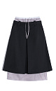 Midi skirt with inverted pleats and an underskirt - BRUSNIKA. Women clothes