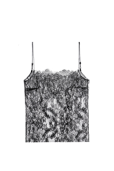Lace top with straps - BRUSNIKA Women Clothes