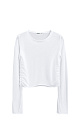 Long sleeve top with drawstring - BRUSNIKA. Women clothes