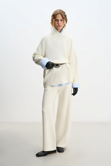 Merino wool pants - BRUSNIKA Women Clothes