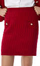 Mini skirt made of extrafine merino wool - BRUSNIKA. Women clothes