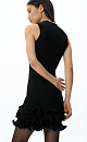 Mini dress with flounces - BRUSNIKA. Women clothes