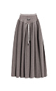 Midi skirt with a yoke - BRUSNIKA. Women clothes