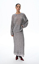 Merino wool jumper with lace - BRUSNIKA. Women clothes