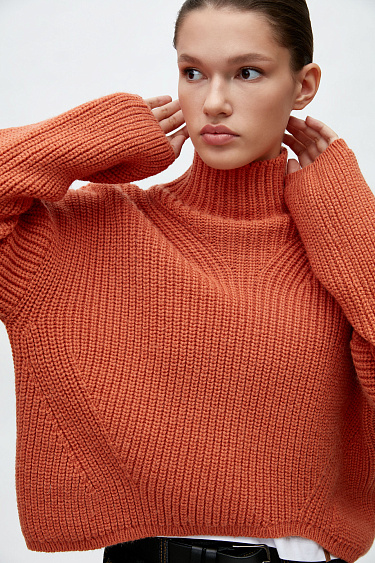 Alpaca wool knit jumper - BRUSNIKA Women Clothes