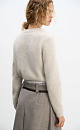 Short fox-fur jumper - BRUSNIKA. Women clothes