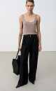 Knitted seamless viscose top  - BRUSNIKA. Women clothes