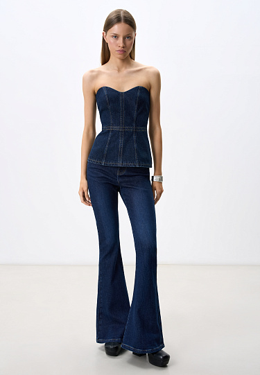 Denim corset - BRUSNIKA Women Clothes