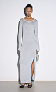 Dress with a plunging neckline on the back - BRUSNIKA. Women clothes