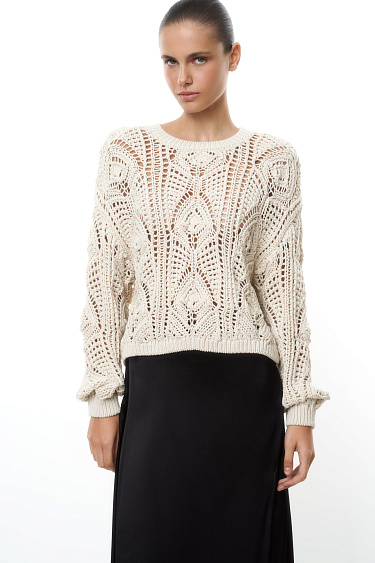 Openwork knit jumper - BRUSNIKA Women Clothes