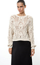 Openwork knit jumper - BRUSNIKA. Women clothes