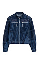 denim jacket with decorative elements - BRUSNIKA. Women clothes