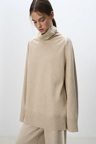 Knit jumper with stripes - BRUSNIKA Women Clothes