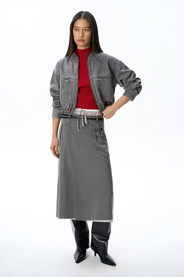 Denim bomber jacket - BRUSNIKA Women Clothes
