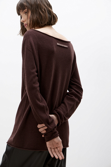 Wool and cashmere blend jumper - BRUSNIKA Women Clothes