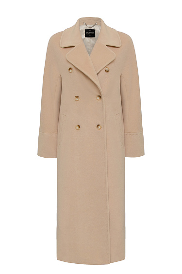 Double-breasted wool coat - BRUSNIKA Women Clothes