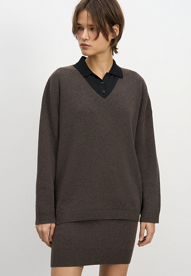 V-neck jumper - BRUSNIKA Women Clothes