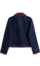 Denim jacket with fringe - BRUSNIKA. Women clothes