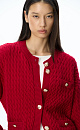 Extrafine Merino Wool Cardigan - BRUSNIKA. Women clothes