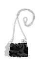 Mini bag with black sequins - BRUSNIKA. Women clothes