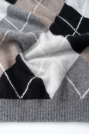 Argyle patterned jumper - BRUSNIKA Women Clothes