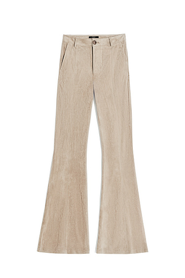 Flared suede trousers - BRUSNIKA Women Clothes