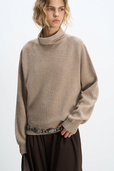 Wool and cashmere blend jumper - BRUSNIKA Women Clothes