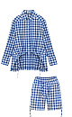 100% cotton shirt and shorts - BRUSNIKA. Women clothes