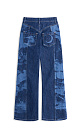Wide jeans with a print - BRUSNIKA. Women clothes