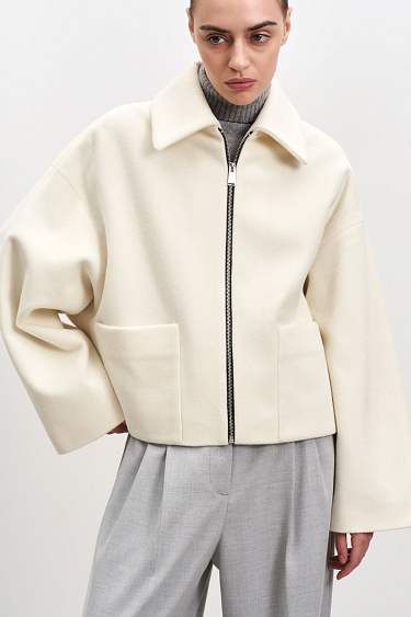 Wool blend jacket - BRUSNIKA Women Clothes