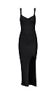 Semi-sweetheart neckline dress - BRUSNIKA. Women clothes
