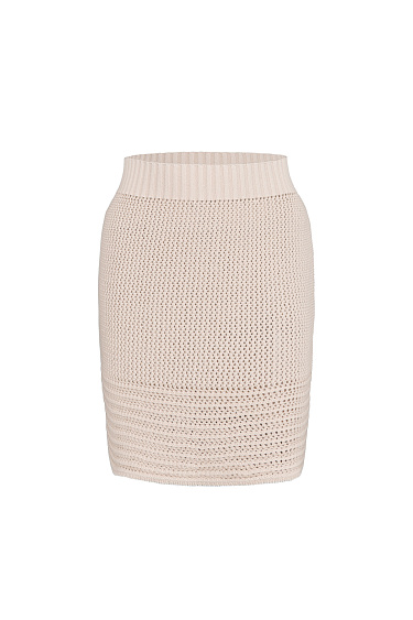 100% cotton mini skirt  - BRUSNIKA Women Clothes