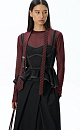 Denim corset with Basque - BRUSNIKA. Women clothes