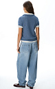 Jeans with voluminous cuffs - BRUSNIKA. Women clothes
