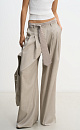 Palazzo trousers made of wool - BRUSNIKA. Women clothes