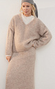 Short alpaca wool jumper - BRUSNIKA. Women clothes