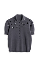Sequined Polo Shirt - BRUSNIKA. Women clothes