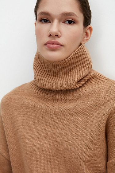 Turtleneck jumper - BRUSNIKA Women Clothes