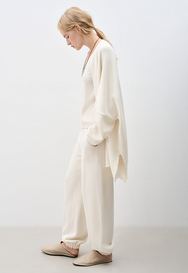 Cashmere and wool trousers - BRUSNIKA Women Clothes