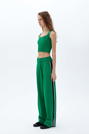 Wide-leg sweatpants - BRUSNIKA Women Clothes