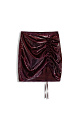 Mini skirt with drawstring - BRUSNIKA. Women clothes