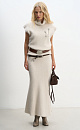 Fox Down Knitted Vest - BRUSNIKA. Women clothes