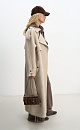 Wool coat with a yoke - BRUSNIKA. Women clothes