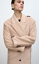 Double-breasted wool coat - BRUSNIKA. Women clothes