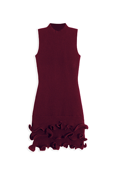 Mini dress with flounces - BRUSNIKA Women Clothes