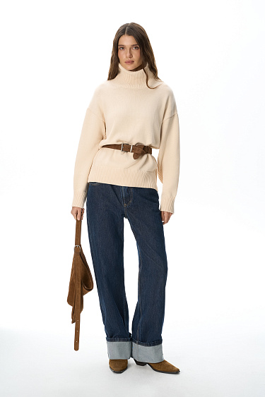 High collar jumper - BRUSNIKA Women Clothes