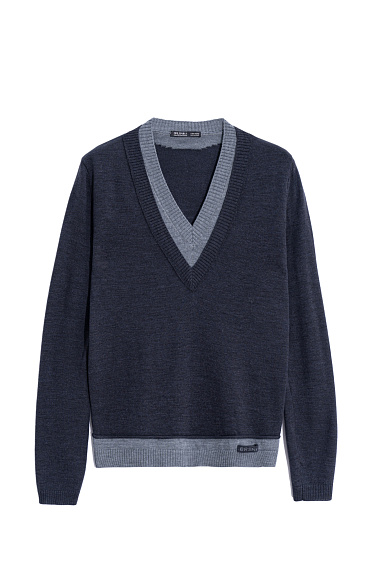 V‑neck longsleeve - BRUSNIKA Women Clothes
