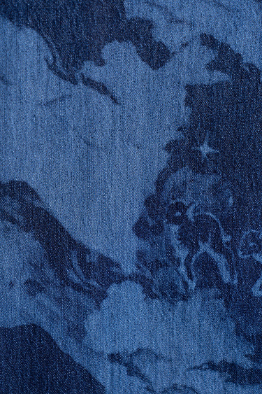 Wide jeans with a print - BRUSNIKA Women Clothes